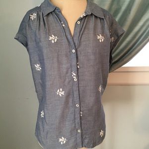 Lucky Embroidered Chambray Shirt